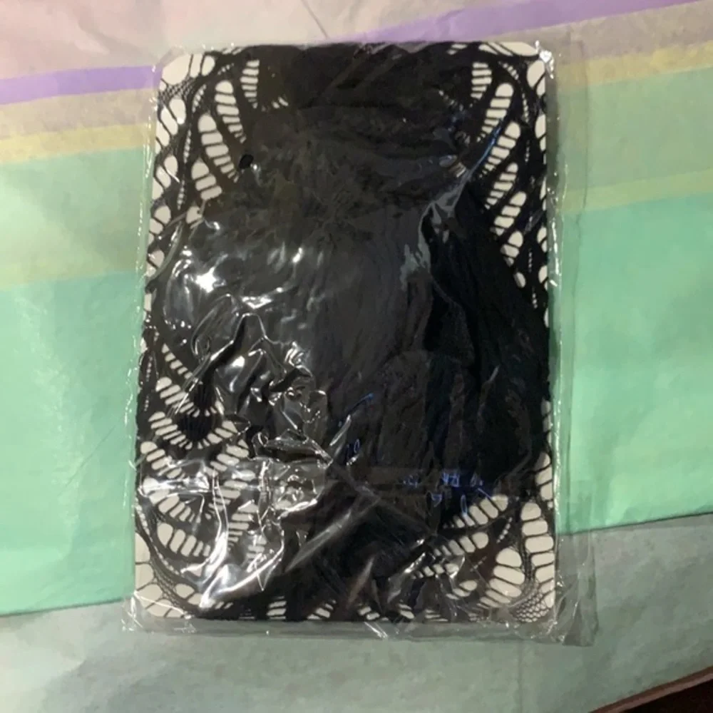 NWT Pantyhose/Stocking Fishnet Tight w/garter waist #3 🍀